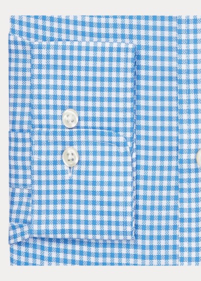 Polo Ralph Lauren Custom Fit Gingham Dobby Skjorter Herre Danmark (SLEYW6937)